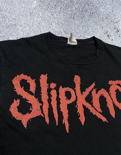 S Slipknot Logo Tour Tee Vintage Band T Shirt Men S Gem