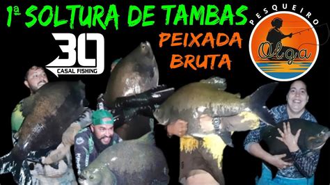 Soltura Parte Pesqueiro Olga Piraju Sp Casal Fishing Youtube