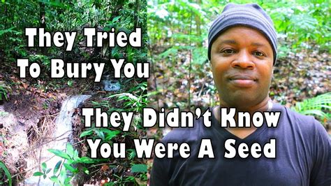 They Tried To Bury You But They Didn T Know You Were A Seed Youtube