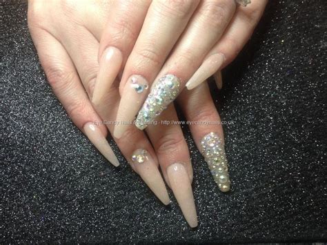 Eye Candy Nails And Training Acrylic Nails With Coloured Acrylic And