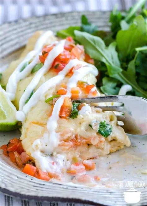 Creamy Shrimp Enchiladas The Country Cook