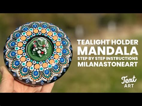 Mandala Tealight Holder Step By Step Instructions Live Class