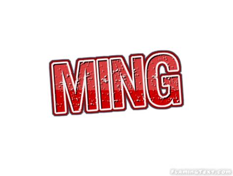 Ming Logo Free Name Design Tool From Flaming Text