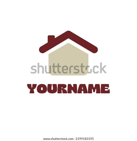 Editable Illustrated Modern Home Logo Template Stock Vector Royalty