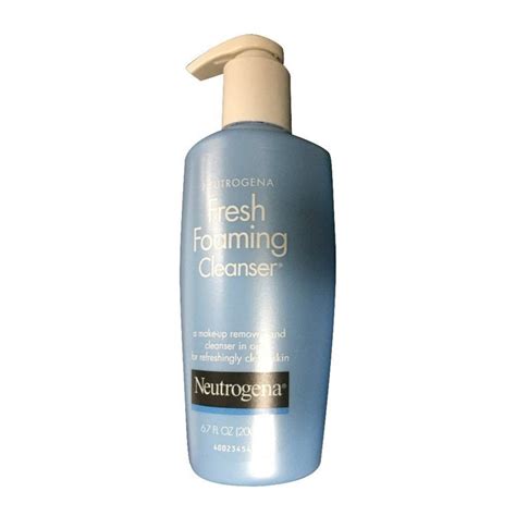 Neutrogena Fresh Foaming Facial Cleanser And Makeup Remover With Glycerin Oil Soap And Alcohol