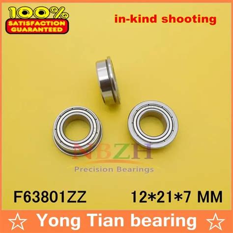 Nbzh Bearingf63801 12 21 7 High Quality Abec 3 Flange Bearing Thin Wall