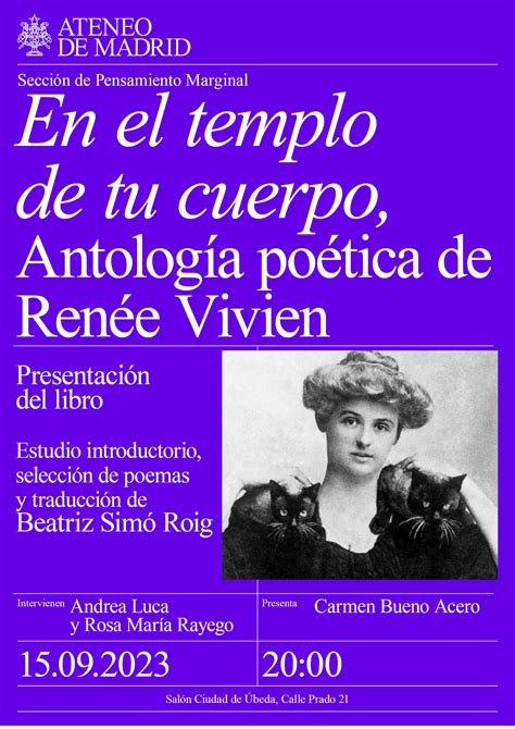 Presentación del libro En el templo de tu cuerpo antología poética