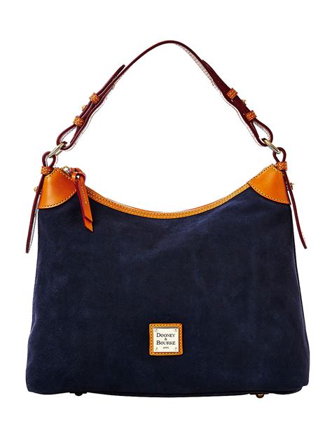 Dooney And Bourke Suede Hobo Bag In Blue Lyst