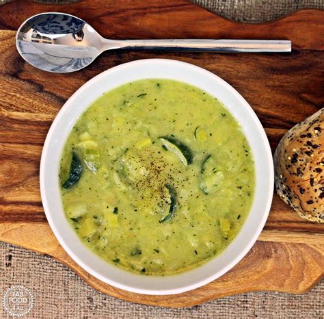 Leek And Courgette Soup Is Chunky Simple And Delicious Perfect For A