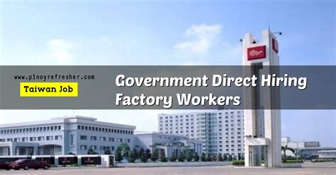 Hiring Factory Workers For Nan Ya Plastics Corporation Special Hiring