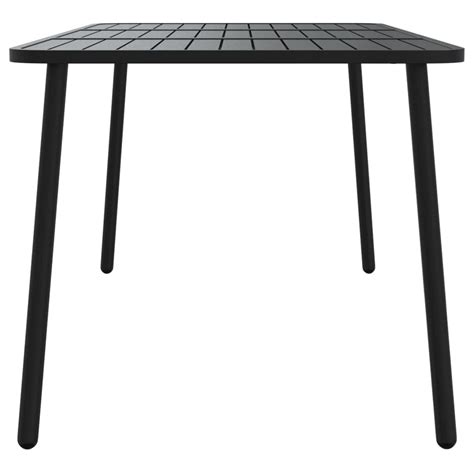 TABLE DE JARDIN VENDUE SEULE Table De Jardin Anthracite 165x80x71 Cm