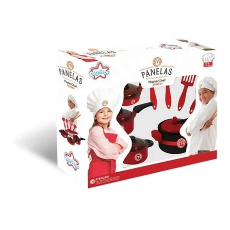 Panelas Masterchef Junior Big Star Briquedo Infantil Casinha Em