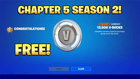 How To Get FREE VBUCKS Chapter 5 Season 2 Easy Method YouTube