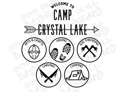 Camp Crystal Lake Jason Halloween Etsy