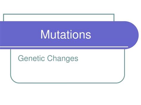 Ppt Mutations Powerpoint Presentation Free Download Id 6782966