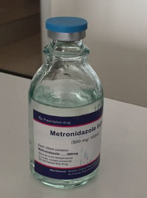 China Inyecci N De Metronidazol Mg Ml La Infusi N De La Medicina