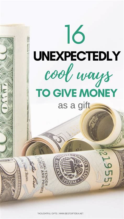 The Best Money Gift Idea 16 Awesome Presentations Of Money Gifts