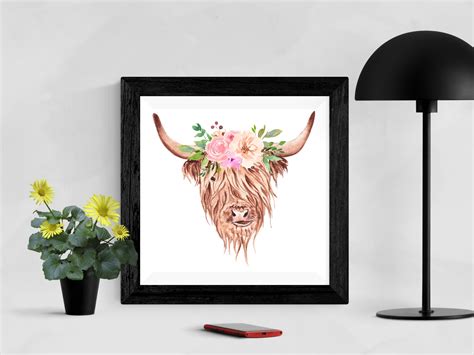 12 Highland Cow Sublimation PNG Bundle Scottish Breed Cow - Etsy