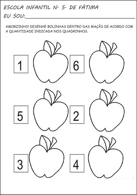 Atividades Sobre Quantidades Educação Infantil