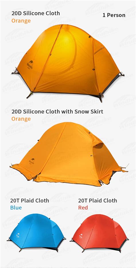 Naturehike SPIDER Series 1 and 2 Person Ultralight Camping Tent ...