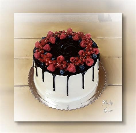 Chocolate cake with fresh fruits - Decorated Cake by - CakesDecor