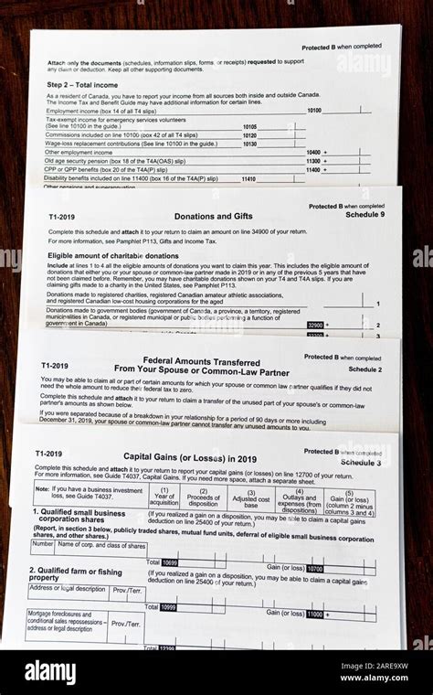 Canada Income Tax Return