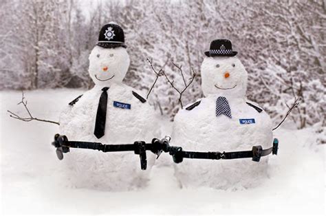 snow police Snow sculptures, snowmen, snowman ideas, snow fun, snowy ...