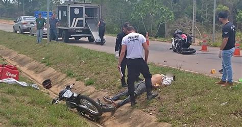 Entregador Morre Ap S Colis O Outra Moto Em Rodovia Do Acre Folha