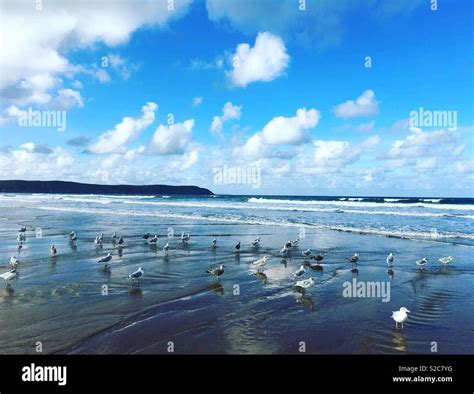 Woolacombe beach hi-res stock photography and images - Alamy