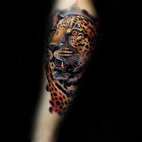 Creative Cheetah Tattoos For Men