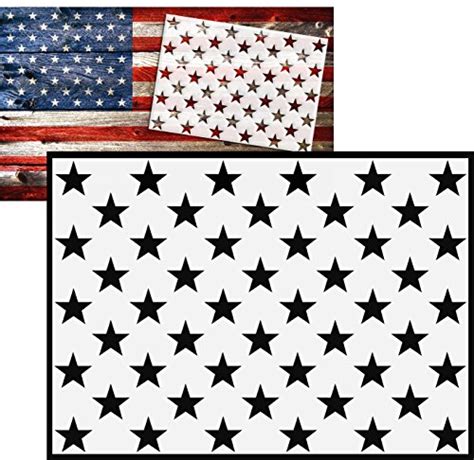 American Flag 50 Star Stencil for Painting on Wood, Paper, Fabric ...