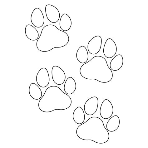 How To Draw A Dog Paw Easy