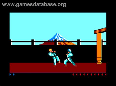 Karateka Amstrad Cpc Artwork In Game