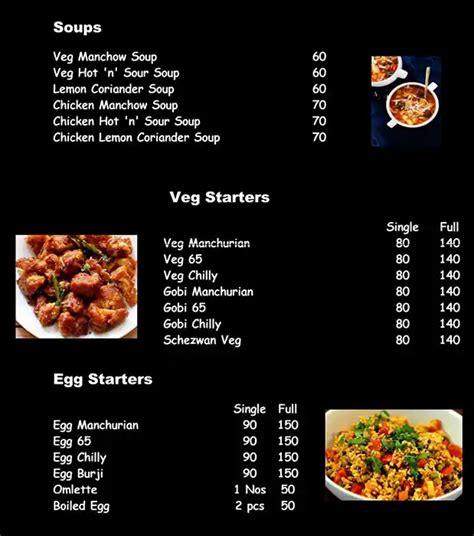 Menu Of Hakuna Matata Food Court Boduppal Hyderabad