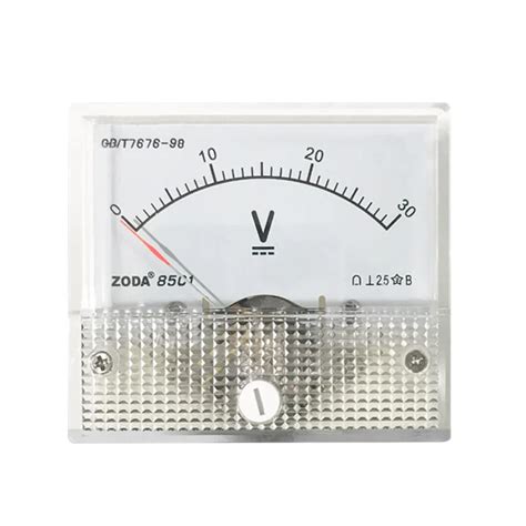 C Analoge Dc Spanning Naald Panel Meter Voltmeter V V V V V