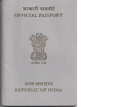 Indian Passport Regular Diplomatic And Official Itzeazy