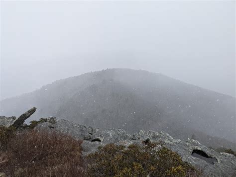 tromping around in the snow in Linville Gorge and Steels Creek : r/hiking