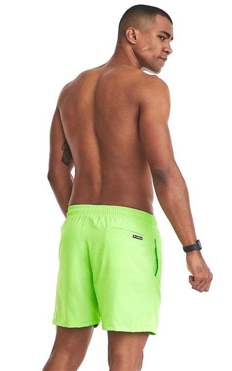 Shorts Praia Microfibra Elastano Lav Bora Colorido Lav Bora Shorts