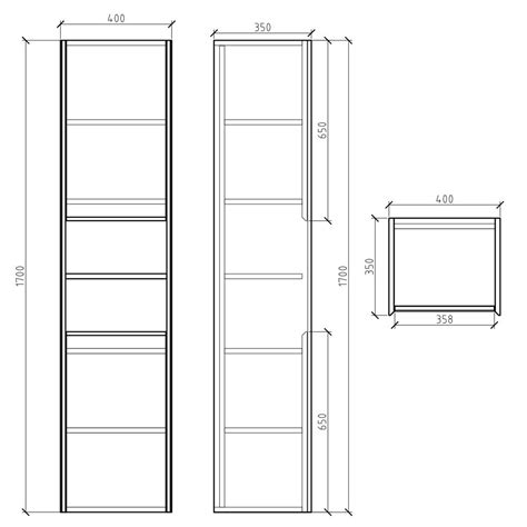 Easy Bathrooms Snowdon Wall Hung Storage Unit Natural Oak Bathroom