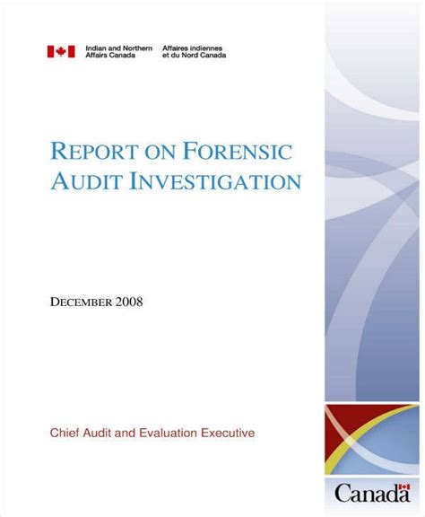 Forensic Investigation Report Sample Master Of Template Document