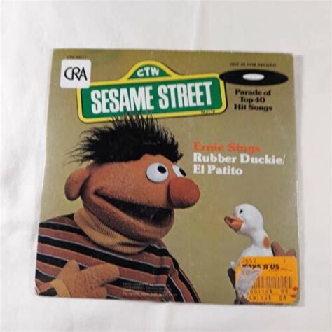 Sesame Street Parade Top 40 Hit Songs Ernie Sings Rubberduckie 45