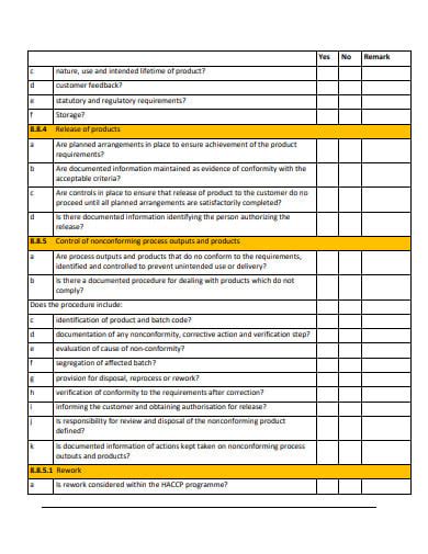 10 Free Internal Audit Checklist Templates In Doc Pdf