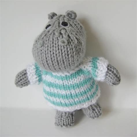 Pierre The Hippo Knitting Pattern By Amanda Berry Knitting Patterns