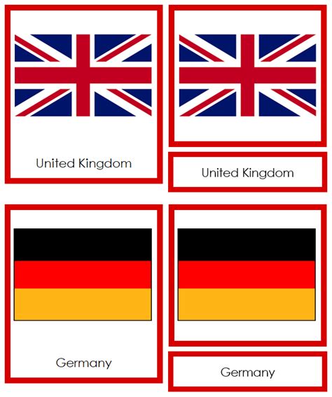 Flags Of Europe Printable