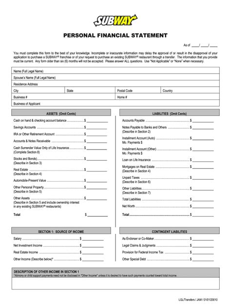 Subway Application Fill Out Sign Online Dochub