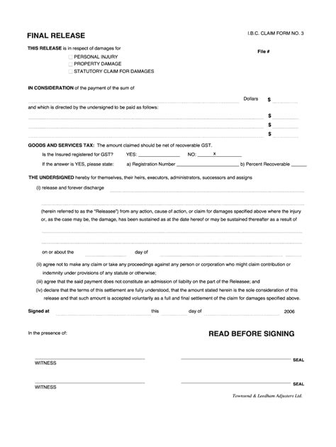 Ibc Final Release Fill Out Sign Online DocHub