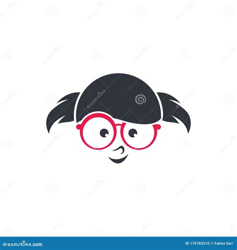 Geek Logo Template Vector Icon Stock Vector Illustration Of