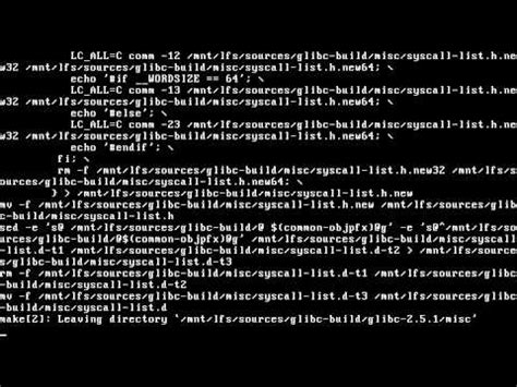 Lfs Linux From Scratch Parte De Youtube