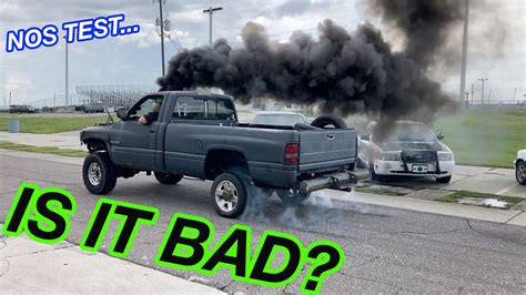 Does The Burnout Truck Still Live? Also We Do A NOS Test Until ...