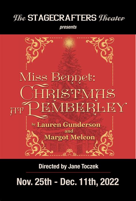 Stagecrafters Presents Christmas at Pemberly - Chestnut Hill